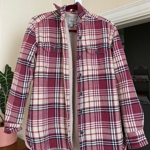 Plaid shirt jacket